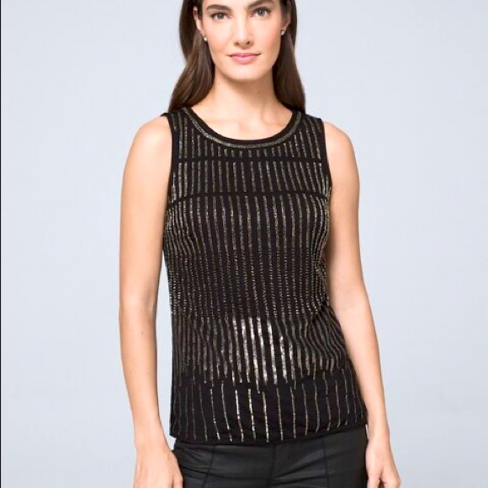 Embellished tank top
